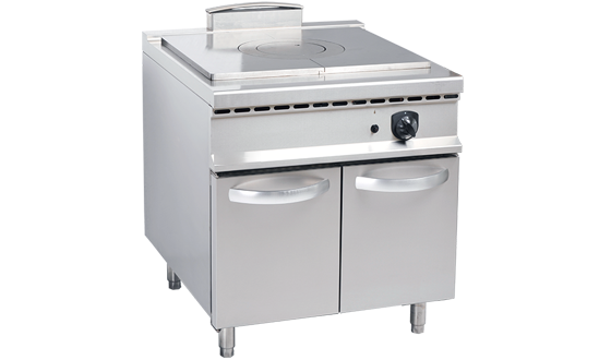 燃氣法式鐵板爐連柜